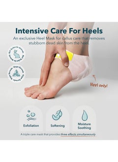 Purederm Purederm Exfoliating Heel Mask (1 Pair) - Heel Peeling Masks Gently Remove calluses from Your Heel  - Image 2