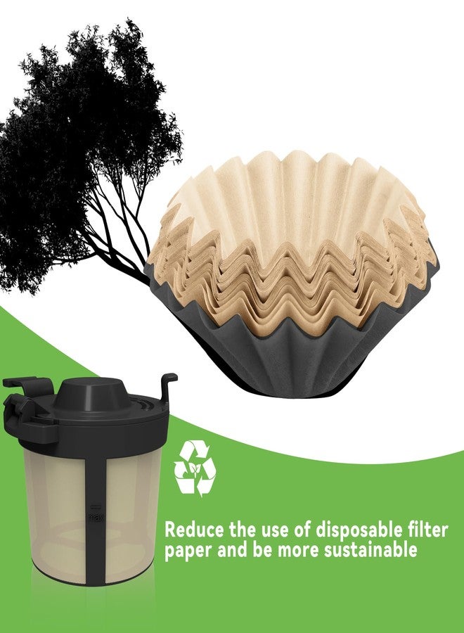 brikinte 2pack Coffee Basket Compatible with Ninja Coffee Maker, Reusable Basket Filters for Ninja PB051/PB041ST - Image 5