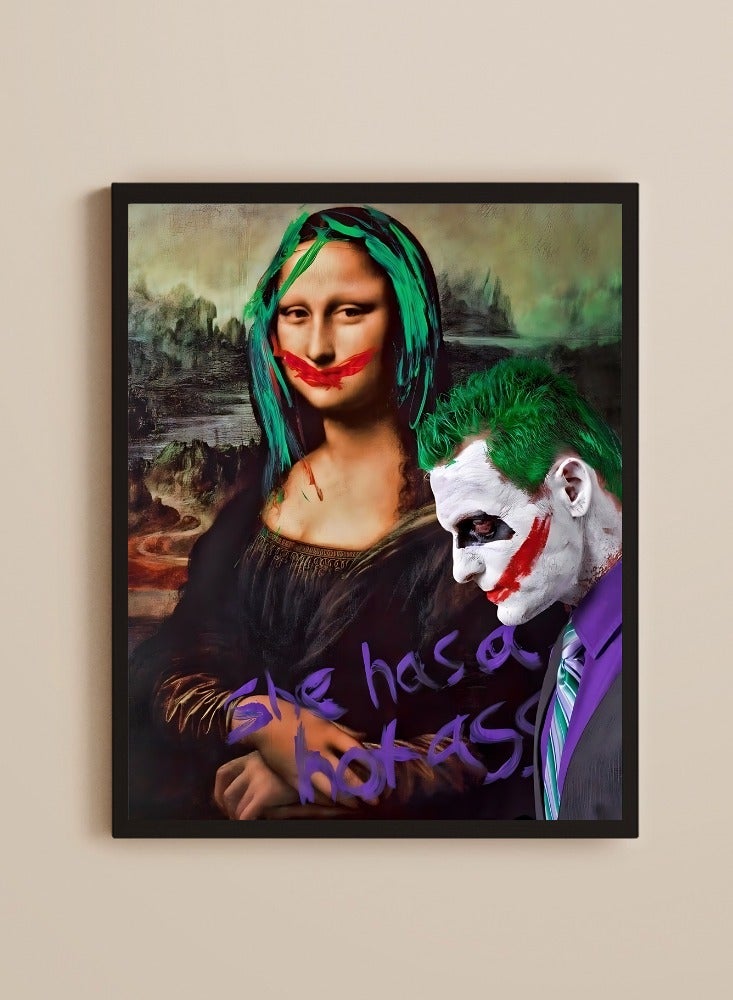 Mona Lisa with Joker - Image 1
