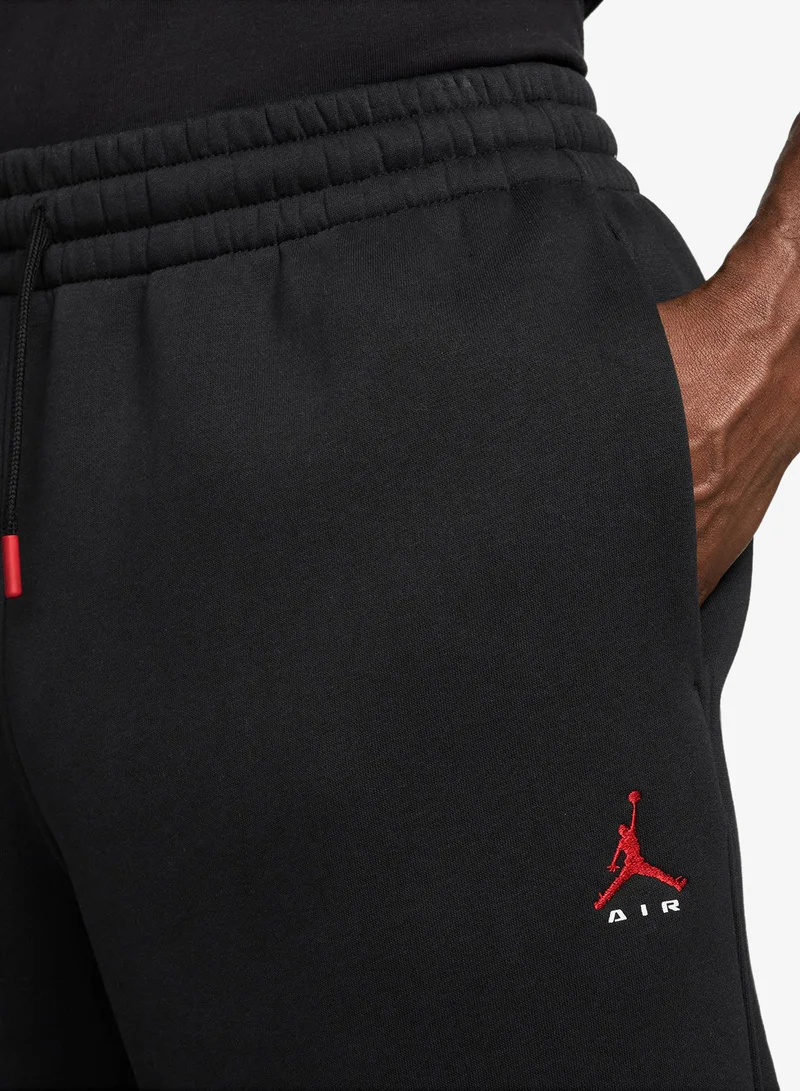 Jordan BLACK/(UNIVERSITY RED) M J BRK ST FLC CUFF PANT BB for Men | Best Price UAE