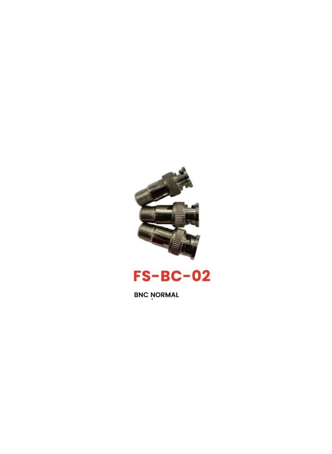 فوجي ستار Fujistar FS-BC-02 BNC ذكر موصل كابل محوري عالي الجودة لتطبيقات CCTV والفيديو حزمة من 20 - Image 2