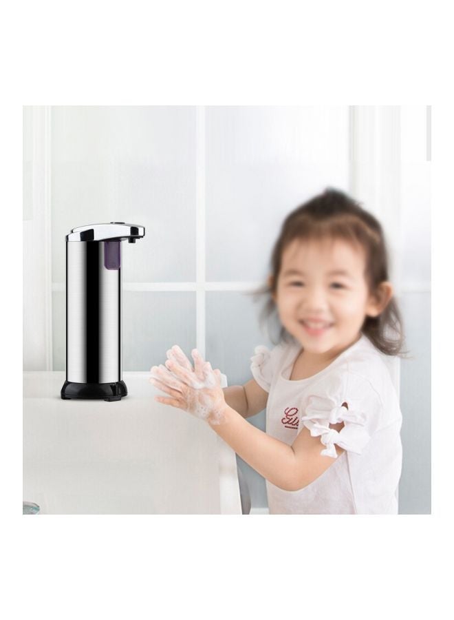 Loquat Automatic Infrared Soap Dispenser Silver/Black 250ml - Image 2