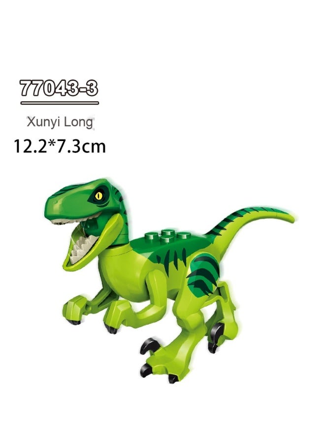 NIBEMINENT Jurassic Dinosaur Building Blocks - Educational Mini Blocks