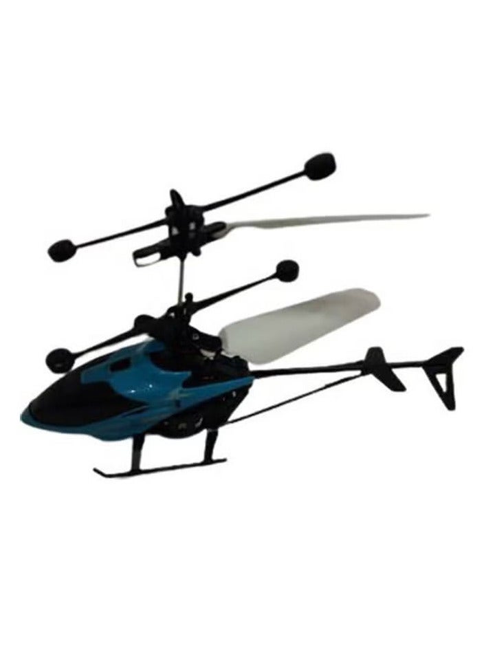 "Helicopter with induction sensor and remote control."