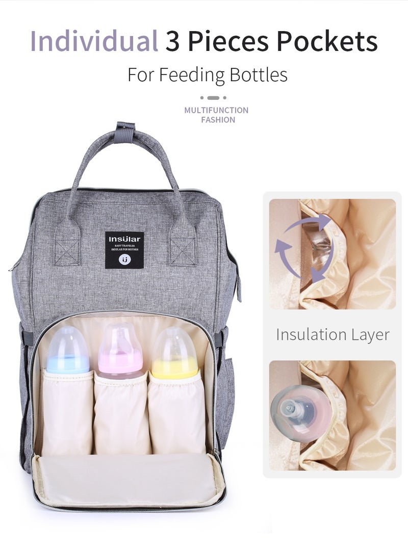 insular Diaper Bag With Stroller Strap - Image 4