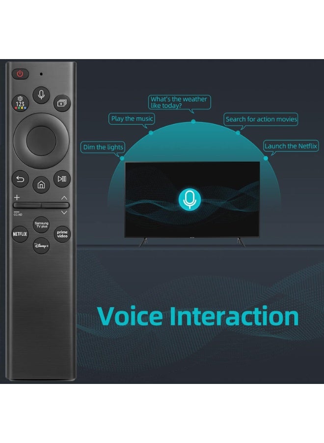 Chabeia Universal Remote Control for All Samsung Smart TVs with Voice Control, Replacement Compatible with Samsung Smart TV Models 2018-2024 UHD QLED The Frame QLED 4K 8K Crystal Smart TVs(NO Solar) - Image 3