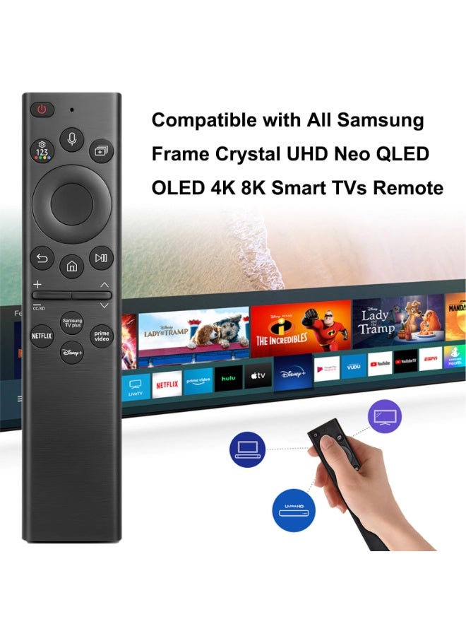 Chabeia Universal Remote Control for All Samsung Smart TVs with Voice Control, Replacement Compatible with Samsung Smart TV Models 2018-2024 UHD QLED The Frame QLED 4K 8K Crystal Smart TVs(NO Solar) - Image 5