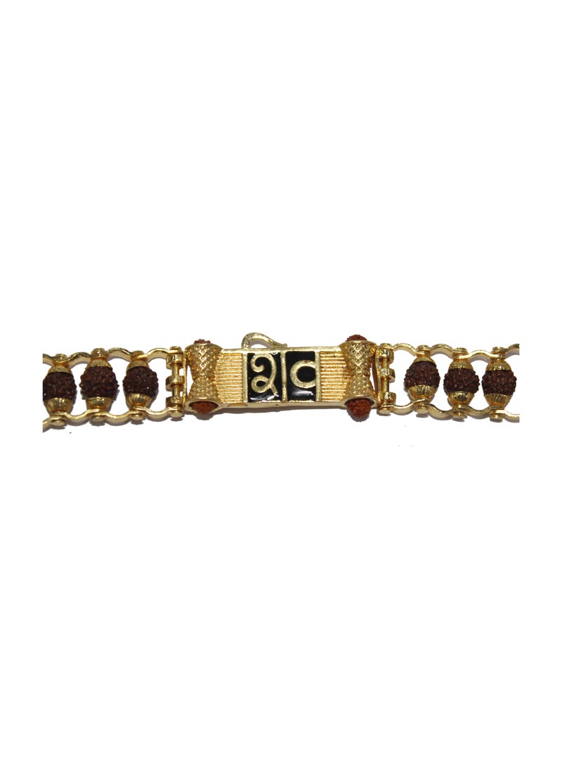 Lord Shiva Name Bracelet With Rudraksha Beads For Positive Energy And Healing - Image 4