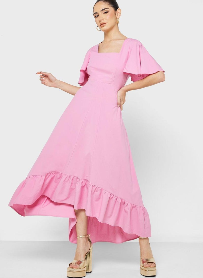 sister jane Ruffled High-Low Dress - Image 1