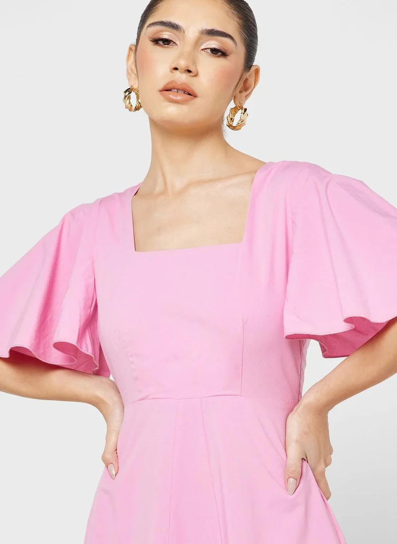 sister jane Ruffled High-Low Dress