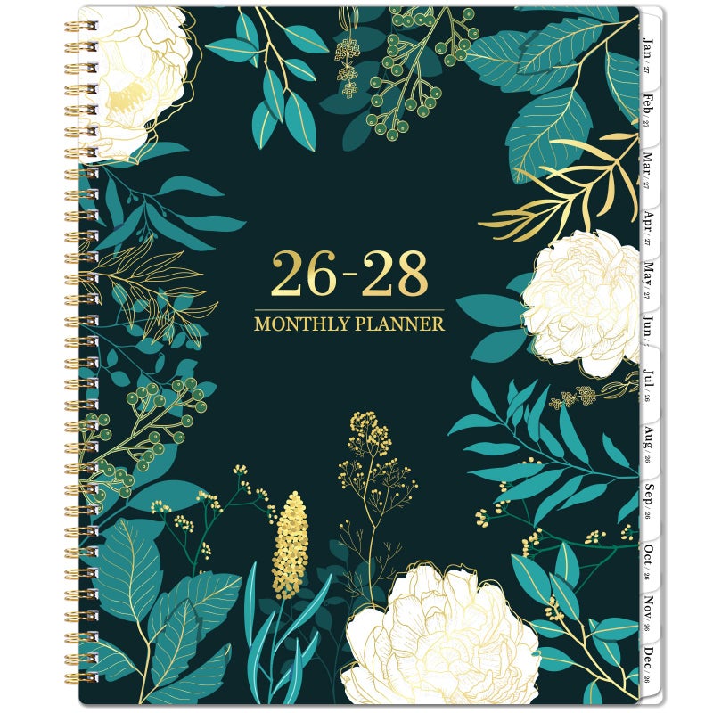 Indeme 20262028 Monthly Planner 2 Year Monthly PlannerCalendar 20262028 July 2026 June 2028 11 x 9 24 Months Tabs Back Pocket Holidays TwinWire Binding Note Pages - Image 2