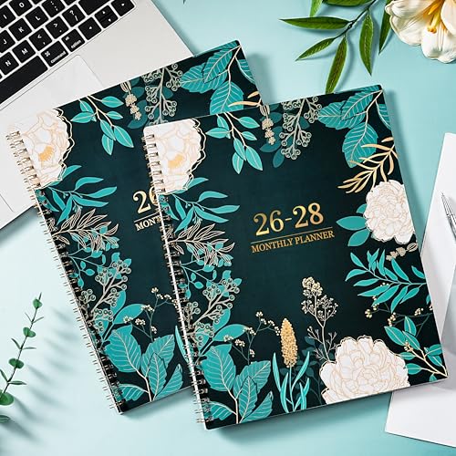 Indeme 20262028 Monthly Planner 2 Year Monthly PlannerCalendar 20262028 July 2026 June 2028 11 x 9 24 Months Tabs Back Pocket Holidays TwinWire Binding Note Pages - Image 3