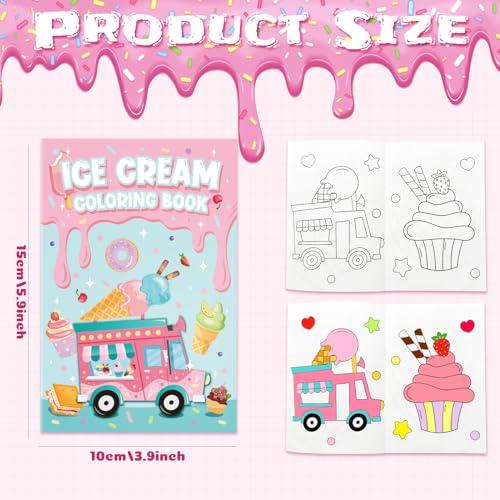 Cinrobiye 24 Pcs Coloring Books for Kids Party Favors Bulk Mini DIY Craft Coloring Books for Ages 24812 Activity Books for Car Farm Horse Animal Birthday Party Gifts Goodie Bags Stuffers Classroom - Image 5