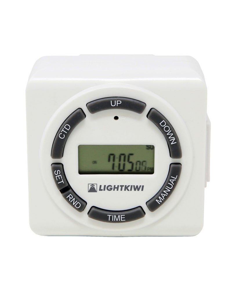 Lightkiwi H5576 Digital Timer for Low Voltage Landscape Lighting Transformer - Image 1