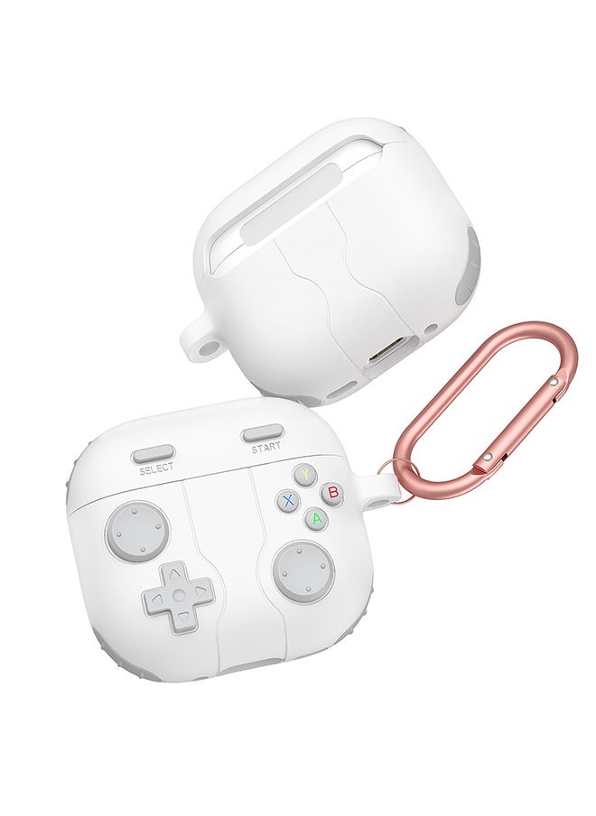 SUNDAREE - Cute Case Compatible with AirPods 4 with Active Noise Cancellation with Keychain, Cartoon Anime Game Console Funny Soft Silicone Shockproof Wireless Charging Case - Image 1