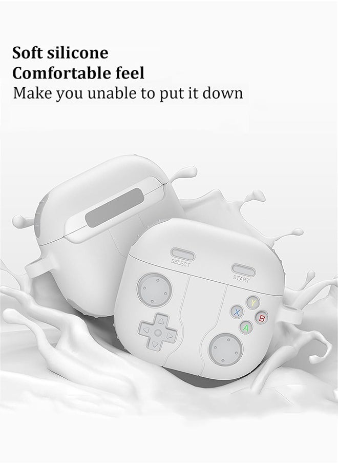 SUNDAREE - Cute Case Compatible with AirPods 4 with Active Noise Cancellation with Keychain, Cartoon Anime Game Console Funny Soft Silicone Shockproof Wireless Charging Case - Image 1