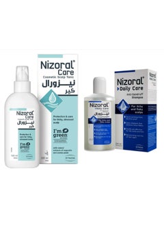 Nizoral Leave-In Scalp Tonic With Nizoral Blue Shampoo 200ml  - Image 1