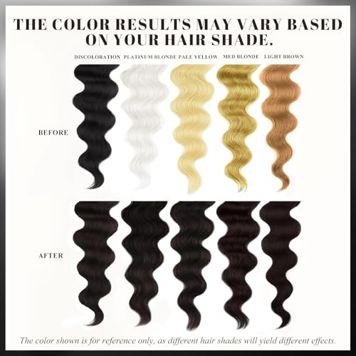 VOLLUCK Color Depositing Conditioner, 3-in-1 Cruelty-free Color Depositing Hair Mask for Enhances Shine & Softness, Non-foaming for All Hair Types (Black, 5.28 Fl oz) - Image 4
