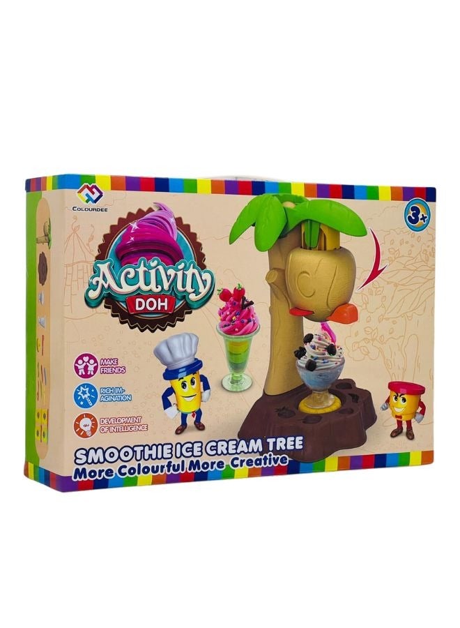 Activity Doh Play Dough Set - Double Colour Ice Cream Modelling Clay Game