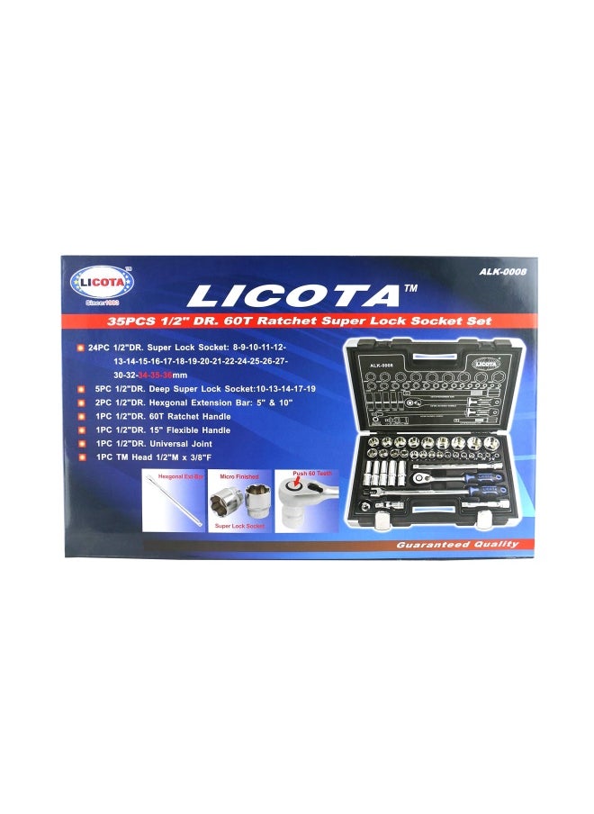 LICOTA 35P 1/2 Socket Set Alk 0008  - Image 1