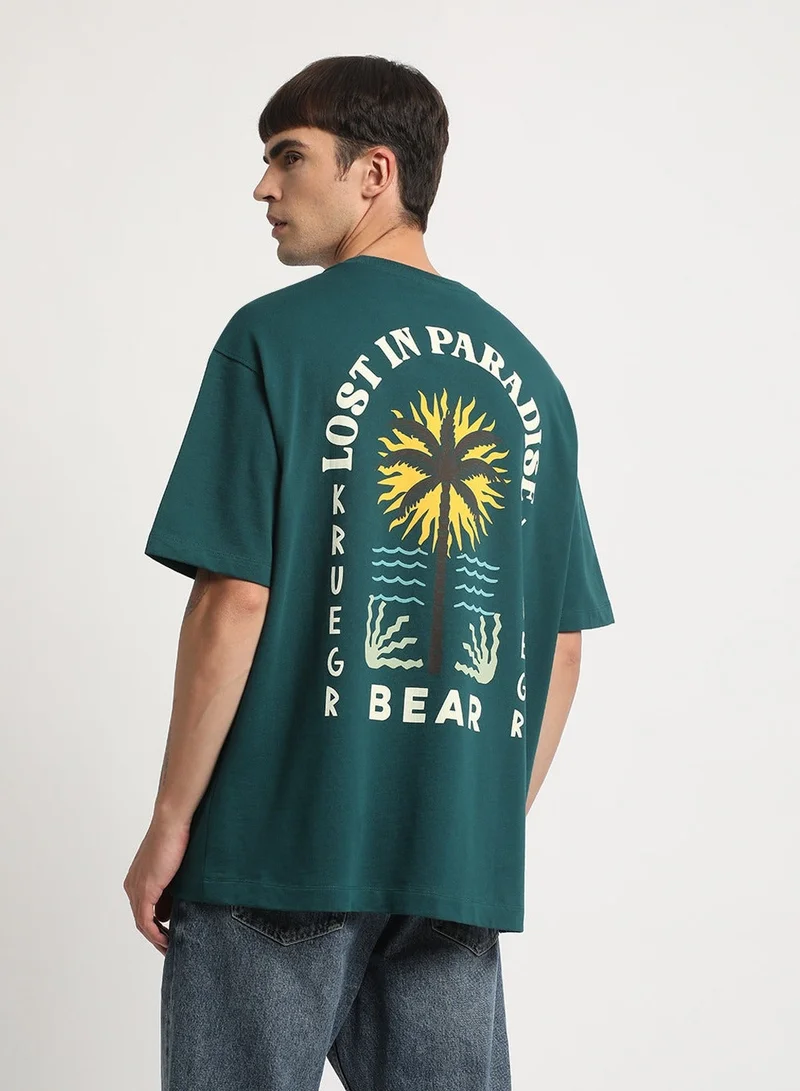 THE BEAR HOUSE  Men’s Cotton Short Sleeve-T-Shirt – Soft, Breathable & Comfortable, Perfect for Casual Wear, Ideal for Everyday for Men | Best Price UAE