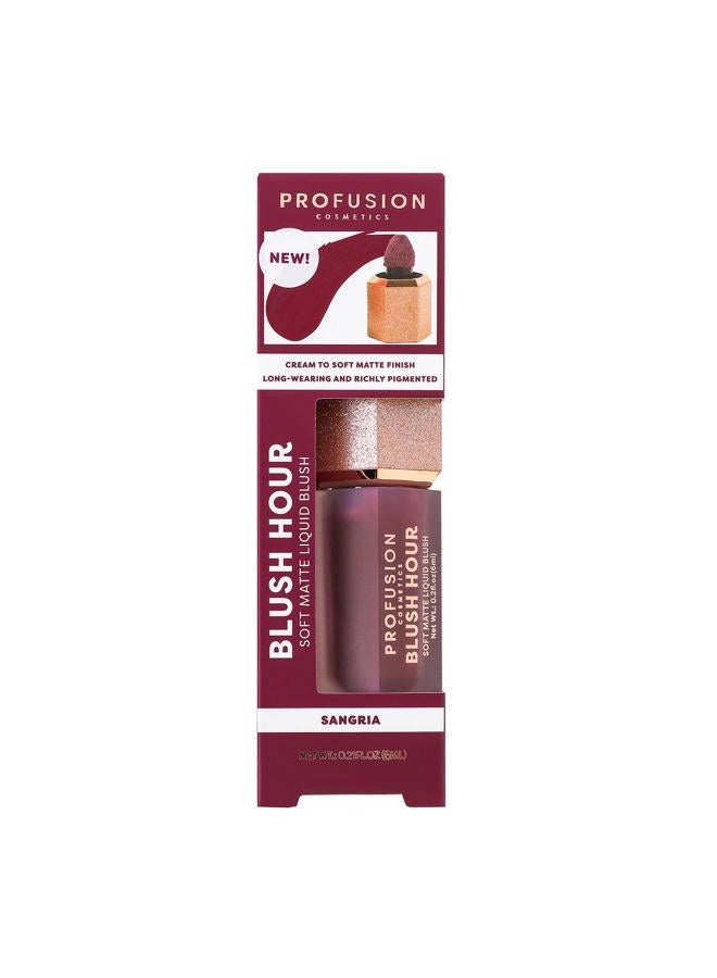 Profusion Cosmetics BLUSH HOUR LIQUID CREAM BLUSH (Bellini, 1) - Image 4