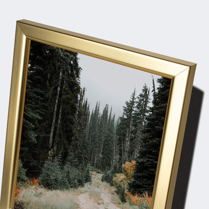 Giverny Giverny 8.5x11 Picture Frames  Gold Photo Frames for Wall or Tabletop Display  Simple Design Glossy Finish Frame Perfect for Home Decoration  Office  Certificate Frame  Degree Frame  - Image 5