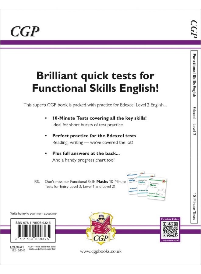Functional Skills English: Edexcel Level 2 - 10-Minute Tests - Image 2