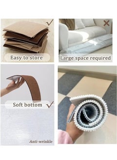 Generic Self Adhesive Carpet Tile ,Self Adhesive Carpet ,Washable Carpet Flooring Tiles, 30*30cm Patchwork Carpet,Peel And Stick Soft Padded Carpet ,Squares Carpet Floor Tile, Machine Washable Easy Diy Install  - Image 2