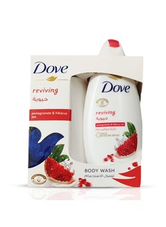 Dove Reviving Body wash With Loofah 250ml  - Image 1