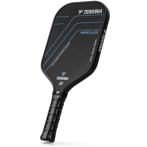NHYHN TENVINA Pickleball Paddles, Multi-Layer T700SC Textured Carbon Fiber Pickleball Paddle, 4-Types of Shapes and Thicknesses, Strong Spin & Power Surface of USAPA Approved Pickle Ball Paddle - Image 1