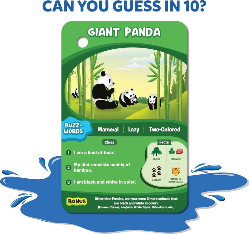 Skillmatics Guess in 10 Splash, Educational Toy & Card Game for Pool, Beach, Boat Trips, Fun Travel Gift for Kids, Teens & Adults, Ages 6, 7, 8, 9 & Up, 2-6 Players - Image 5