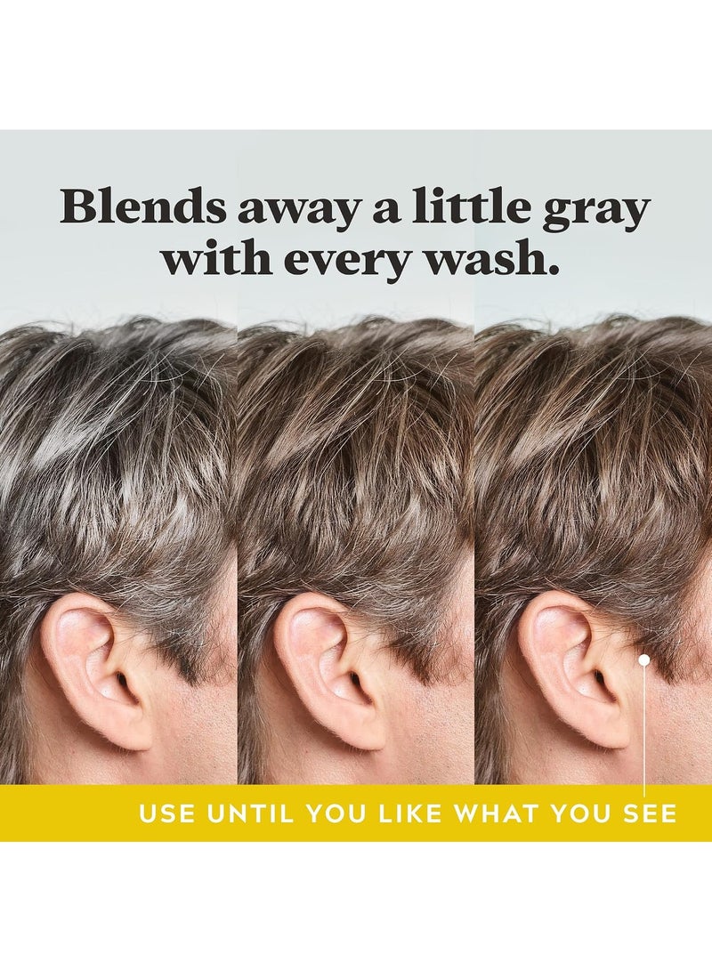 Just For Men Control GX Grey Reducing Shampoo for Lighter Shades of Hair, Blonde to Medium Brown, Gradual Hair Color, 4 Fl Oz - Pack of 1 (Packaging May Vary) - Image 4