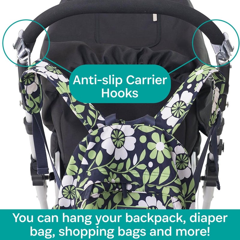 Buggygear Stroller Hooks - On The Go Stroller Hooks for Bags - Hang Bags Stroller Hooks - Image 4