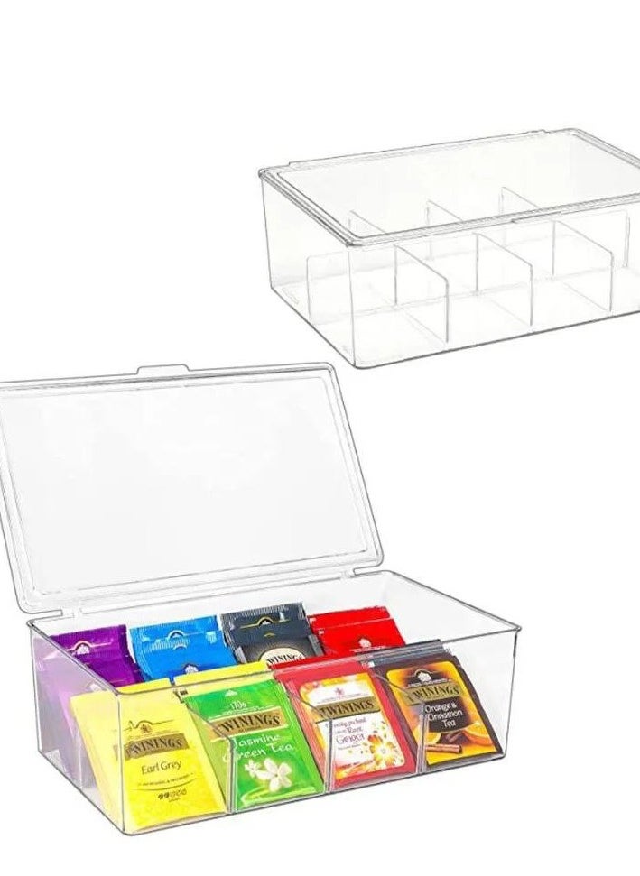 Plastic Tea Bag Organizer with Airtight Lid, Stackable Coffee Capsule Holder    H - pzsku/Z453D5EC19E62F3FFBB4AZ/45/_/1726349017/005272d4-151d-4a27-8d14-923bb4fe5df7