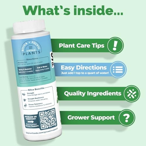 TPS NUTRIENTS Silica for Plants, Boost Strength & Resilience, Stronger Stems & Healthier Leaves - 8 oz (250mL) - Image 4