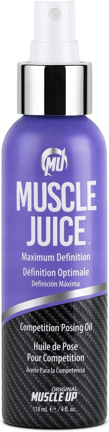 Pro Tan Muscle Juice Maximum Definition Posing Oil Stage Oil Fitness Event Modeling Photoshoot 4 oz
