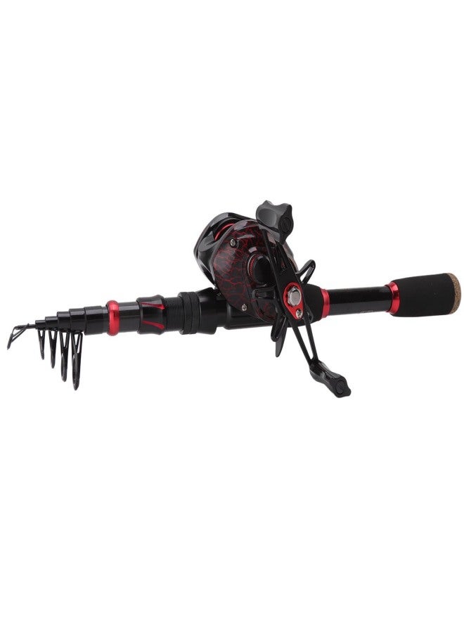 Proberos Fishing Rod and Reel Combos Carbon Fiber Telescopic Fishing Pole Lures Kit for Saltwater Freshwater - Image 4
