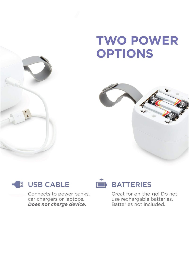 Nuby UV Dummy Steriliser - 1 Minute Sterilising Cycle For Baby Pacifier,  Portable, Fast and Effective UV Electric Sterilising Solution, Kills 99.9% of Germs - Image 5