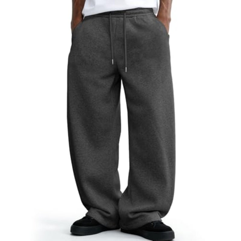 Men's Sweatpants Joggers Baggy Wide Leg Lounge Pants with Pockets Casual Athletic Sweats - Image 1