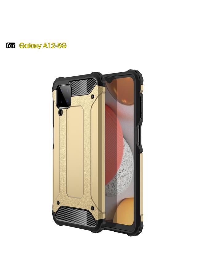 اس-توب جراب لهاتف Samsung Galaxy A12 5G Magic Armor مصنوع من مادة TPU + PC - Image 1