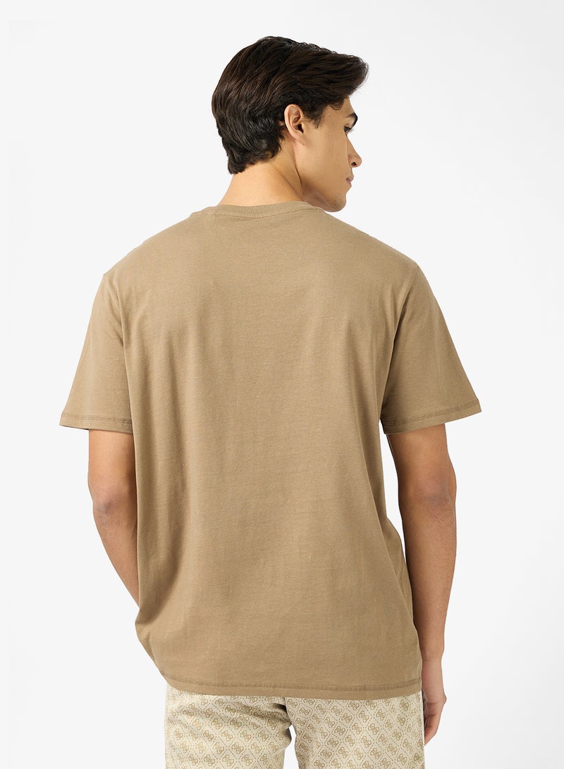 GUESS Triangle Logo Short Sleeve T-Shirt - Image 2