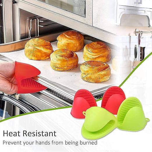 Fulkiza Fulkiza Premium Oven Mitt Heat Resistant NonSlip Kitchen Glove for Baking Cooking Grilling Durable Comfortable and Machine Washable Single Mitt - Image 5