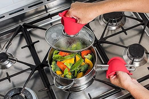 Fulkiza Fulkiza Premium Oven Mitt Heat Resistant NonSlip Kitchen Glove for Baking Cooking Grilling Durable Comfortable and Machine Washable Single Mitt - Image 3