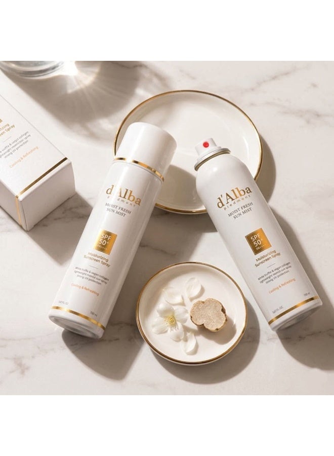 دي'ألبا d'Alba بيدمونت رذاذ منعش مرطب SPF50+ PA++++ - Image 2