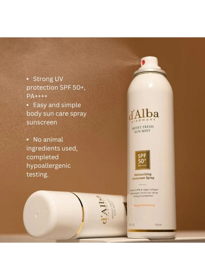 دي'ألبا d'Alba بيدمونت رذاذ منعش مرطب SPF50+ PA++++ - Image 3