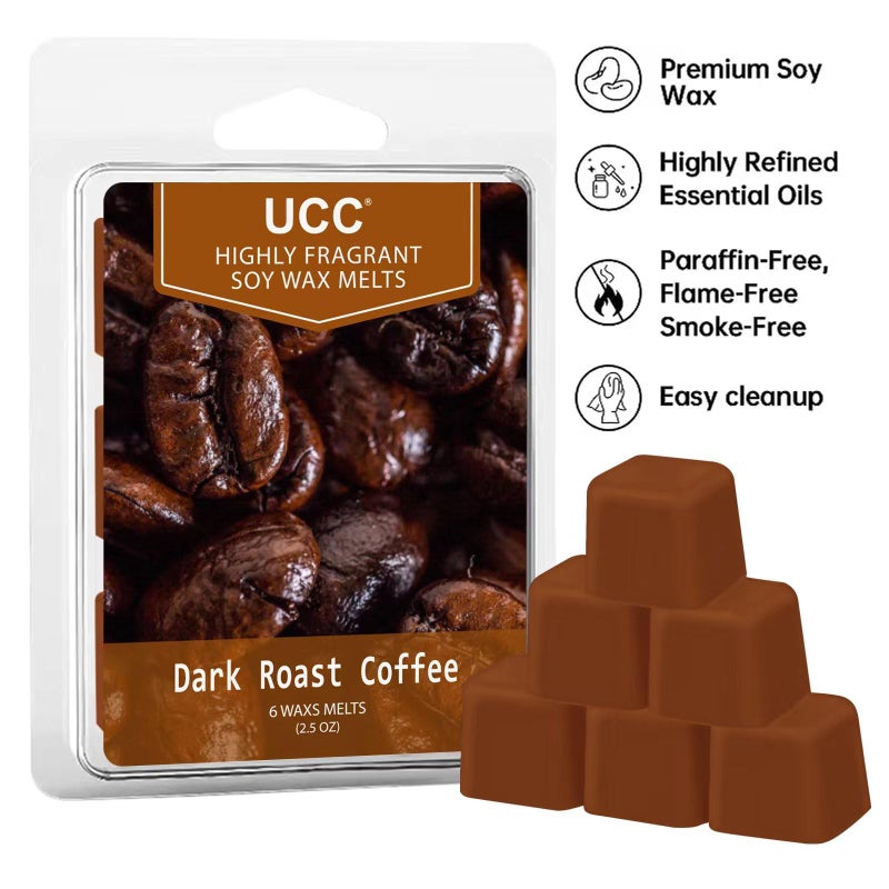 UCC Plant Based All Natural Wax Melts, Strong Fragrance, Long Lasting Premium Soy Scented Melts Cubes, Wax Melts Tarts, Colored Wax Melt - 4 Pack - Image 4