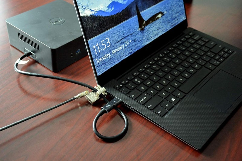Noble Locks TZ18T Low Profile Wedge Lock with Flat Key for Dell Consumer & Gaming Laptops - Image 3
