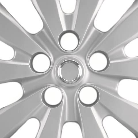 Hubcaps.com - Premium Quality 16" Silver Hubcaps / Wheel Covers fits Nissan Sentra, Heavy Duty Construction (Set of 4) - Image 3