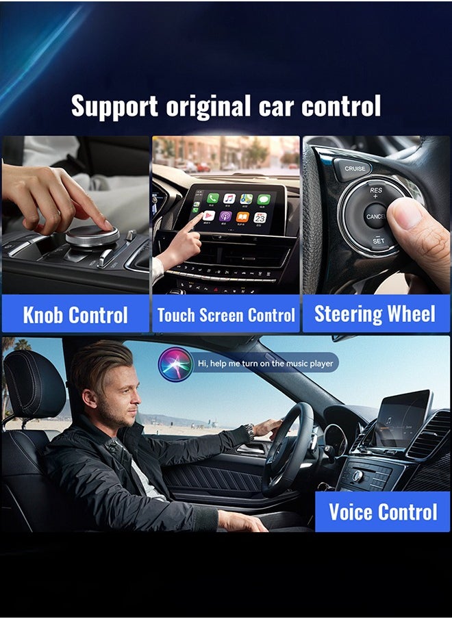 Digisand Wireless CarPlay Adapter Ai Box for Apple CarPlay,Android 14 Auto Wireless Adapter Converts OEM Wired to Wireless 4GB RAM 64GB ROM  - Image 4